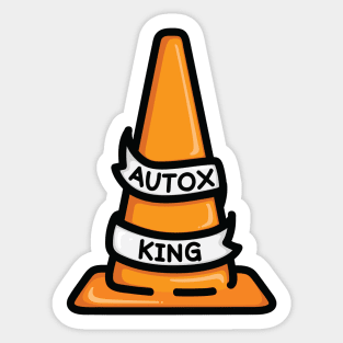 Autox King Cone Sticker